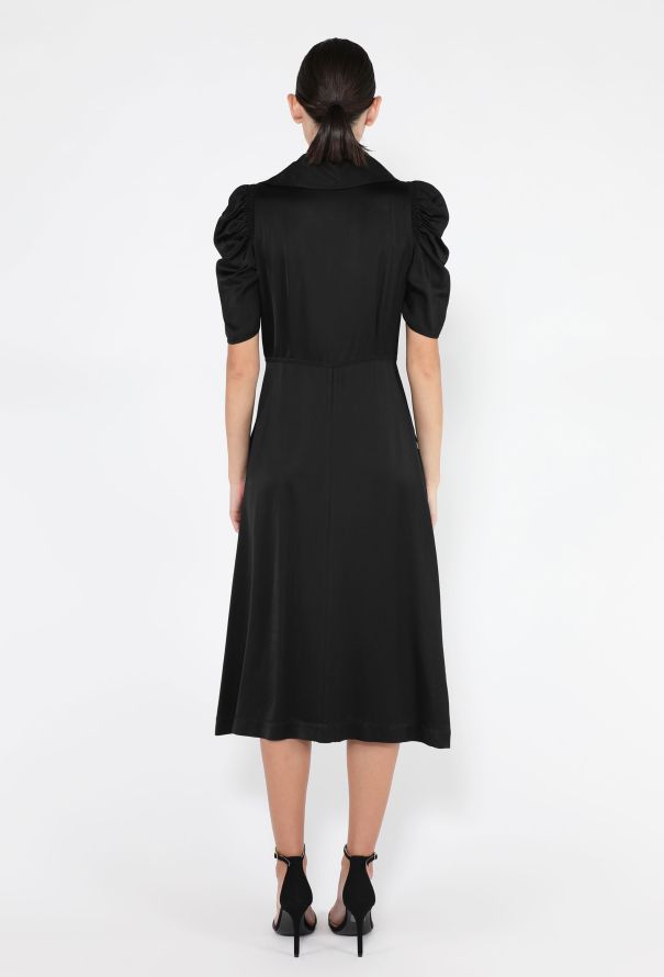 Céline Puff Sleeve Zip Dress, 2017 - 5