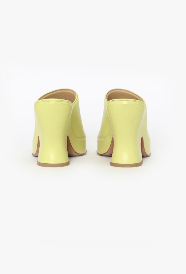 Bottega Veneta S/S 2021 Nappa Platform Mules - 6