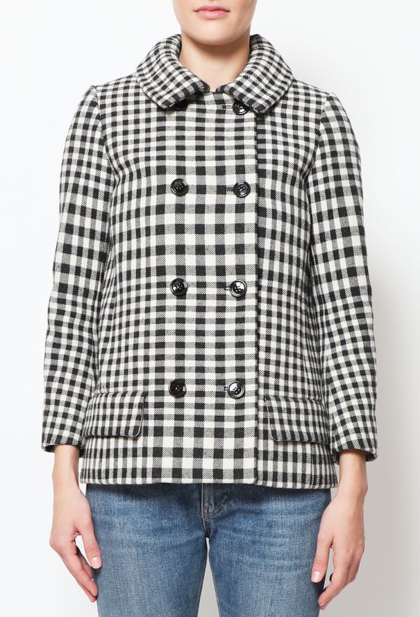 Chloé Pre-Fall 2012 Gingham Wool Jacket - 1