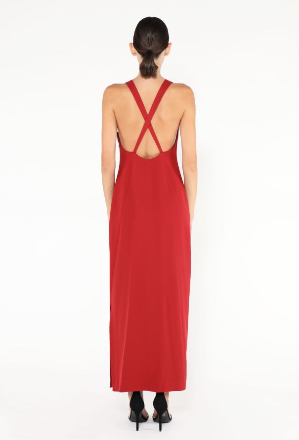 Calvin Klein Open-Back Silk Maxi Dress, 1997 - 2