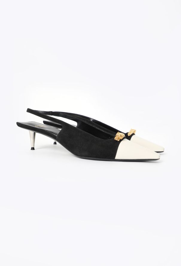Gucci F/W 2023 Baroque Pointed Slingbacks - 4