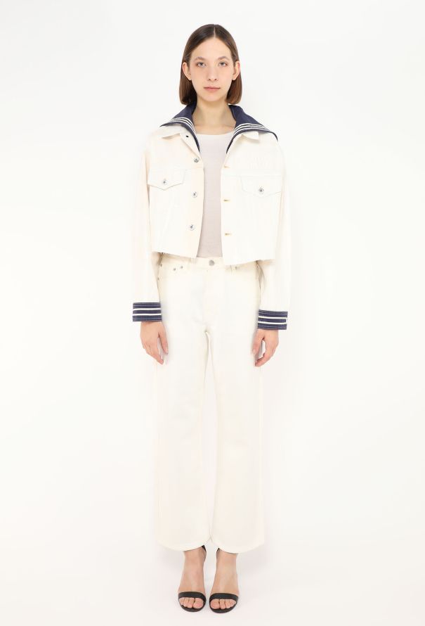 Miu Miu 2025 x Catherine Martin Upcycled Sailor Jacket - 5
