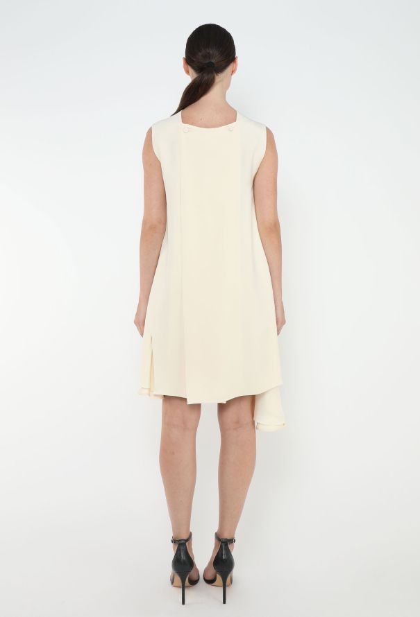 Céline Asymmetrical Silk Wrap Dress - 2