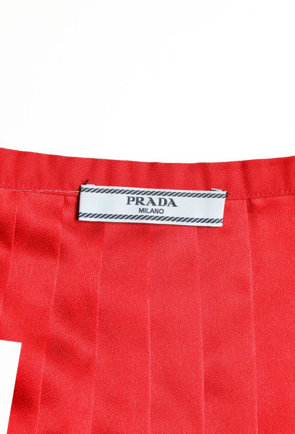 Prada Pleated Crêpe Skirt - 4