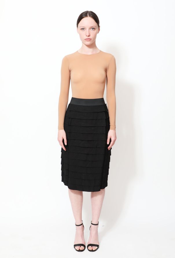 Lanvin F/W 2008 Tiered Pencil Skirt - 1