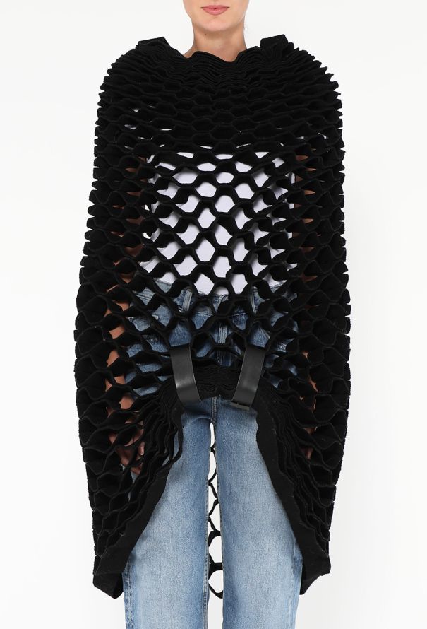 Junya Watanabe RARE F/W 2015 Honeycomb Poncho - 3