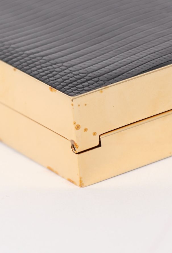 Céline Black Lizard Minaudière - 9