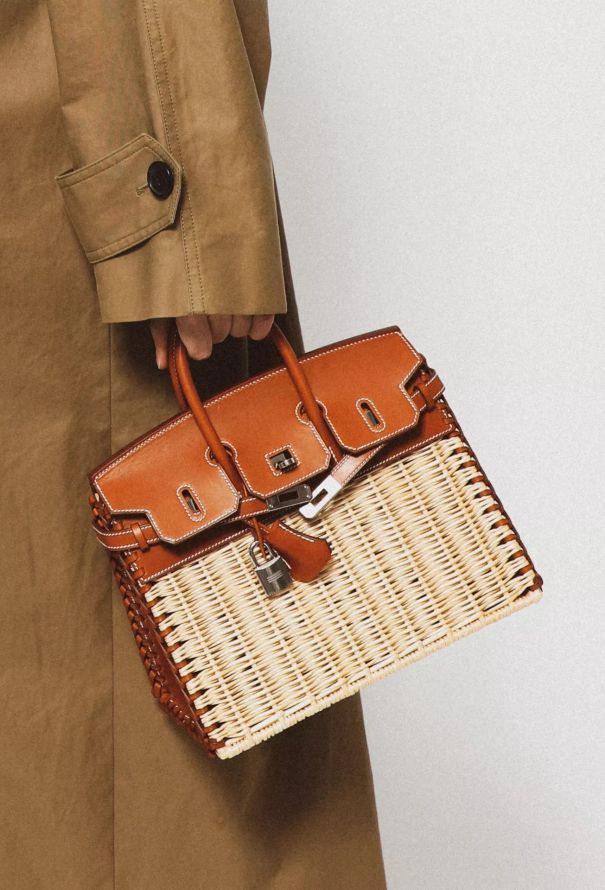 Hermès 2023 Collector Barenia & Osier Picnic Birkin 25 - 3