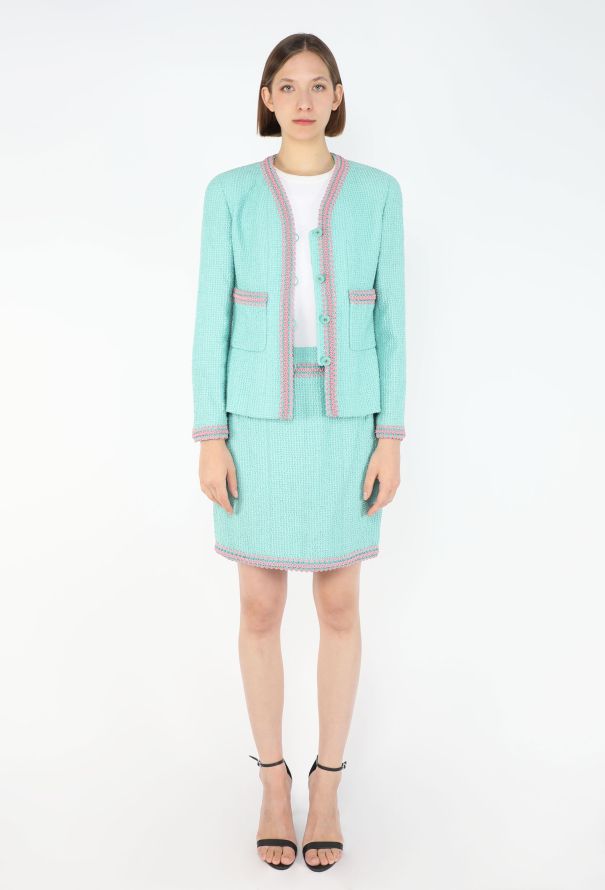 Chanel Braided Trim Tweed Ensemble, S/S 1994 - 4