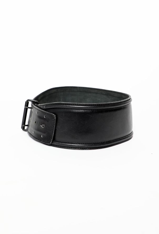 Alaïa Vintage Leather Corset Belt - 2