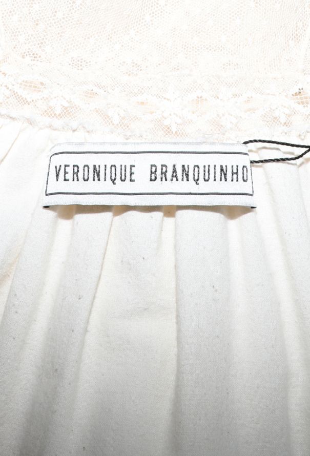 Veronique Branquinho Cotton Lace Dress, 1990s - 5