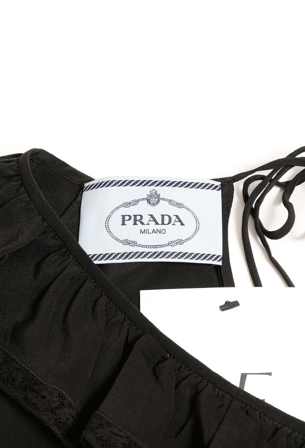 Prada Ruffled Flared Dress - 6