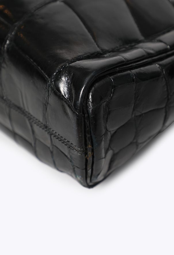 Chanel Alligator Maxi Camera Bag, 1990s - 8