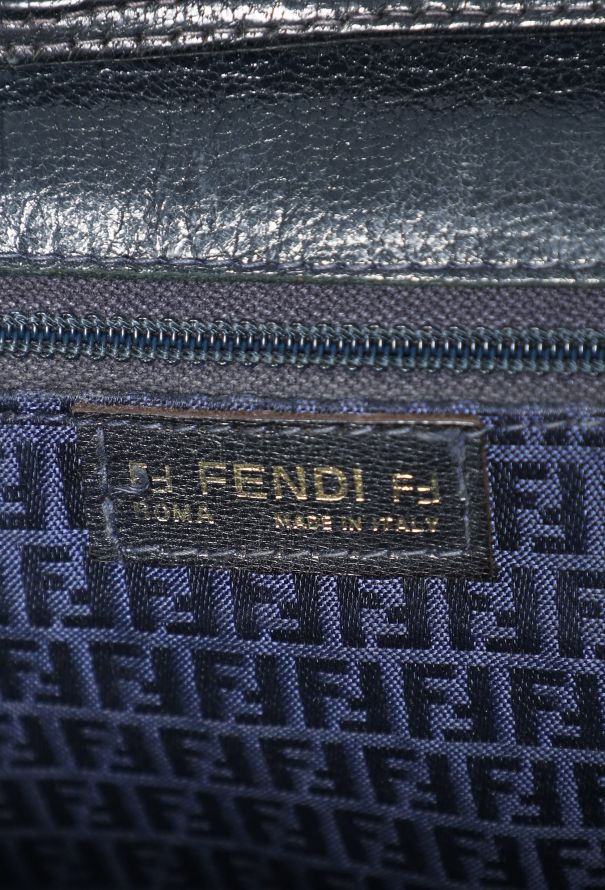 Fendi 80's Stitched Clutch - 12