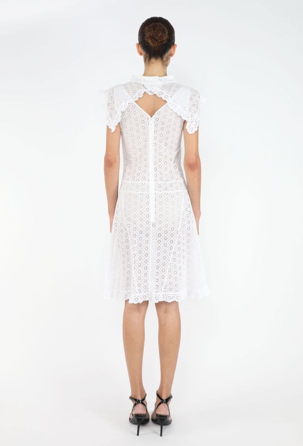 Chanel S/S 2001 Broderie Anglaise Dress - 6