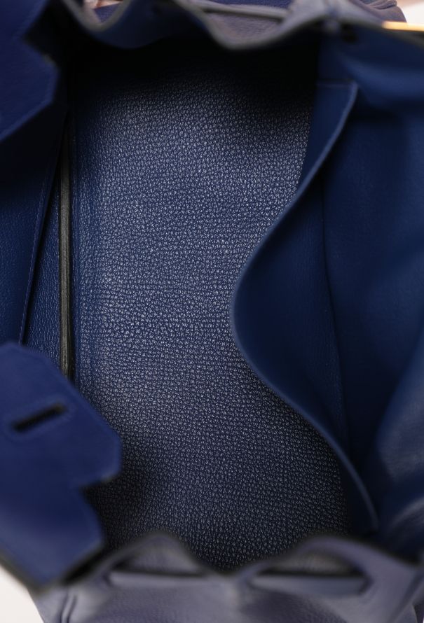 Hermès Bleu Sapphire Togo Birkin 30 - 15
