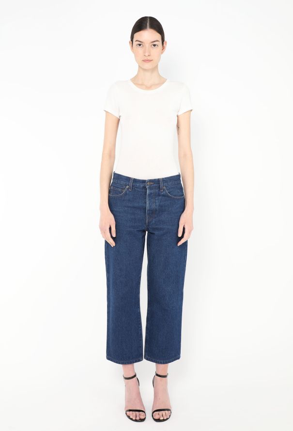 The Row Borjis Low-Rise Cropped Straight-Leg Jeans - 2