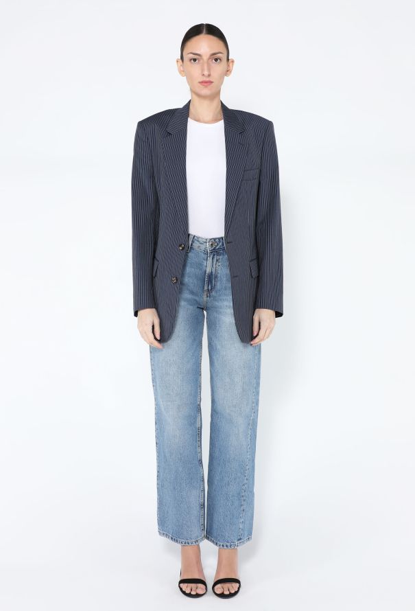 Maison Margiela 2013 Classic Pinstripe Blazer - 5