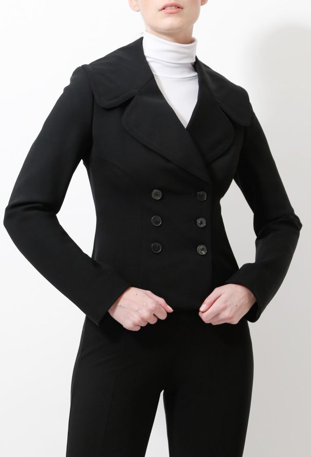 Alaïa Classic Fitted Wool Jacket - 1