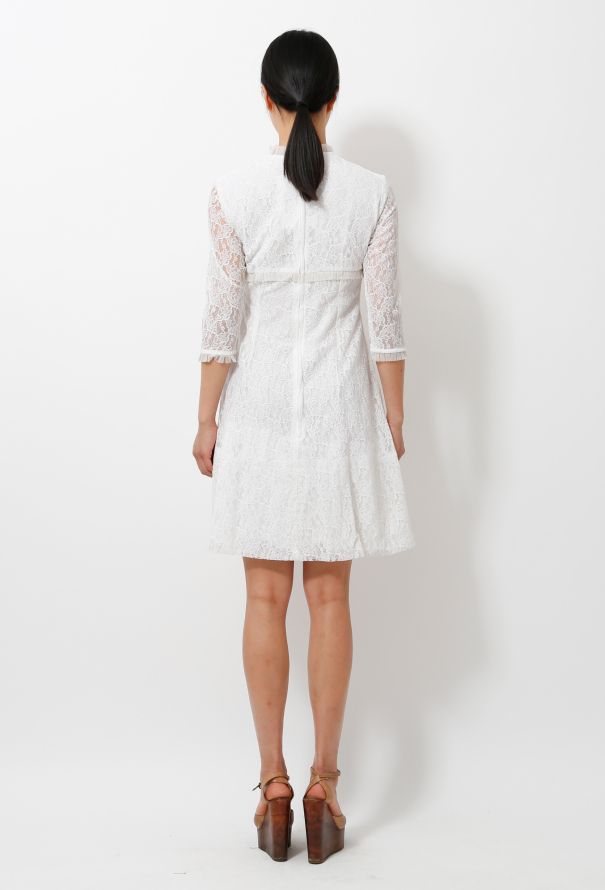 Exquisite Vintage 50s Classic Lace Dress - 4