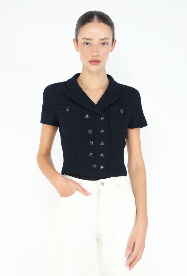 Chanel ICONIC S/S 1995 Bouclé 'CC' Jacket - 1