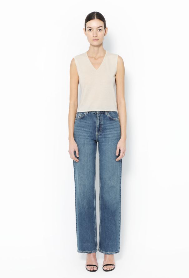 Chanel Sleeveless Cashmere Knit Top - 3