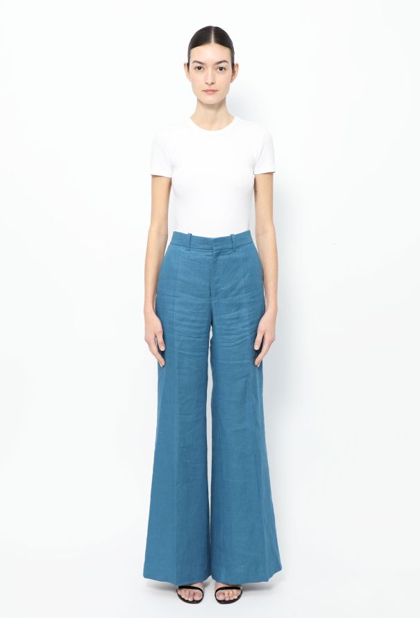Chloé S/S 2023 Flared Linen Suit - 6
