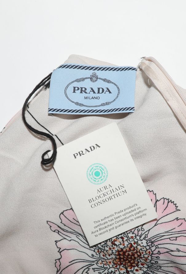 Prada Floral Printed Crêpe Dress, 2024 - 5
