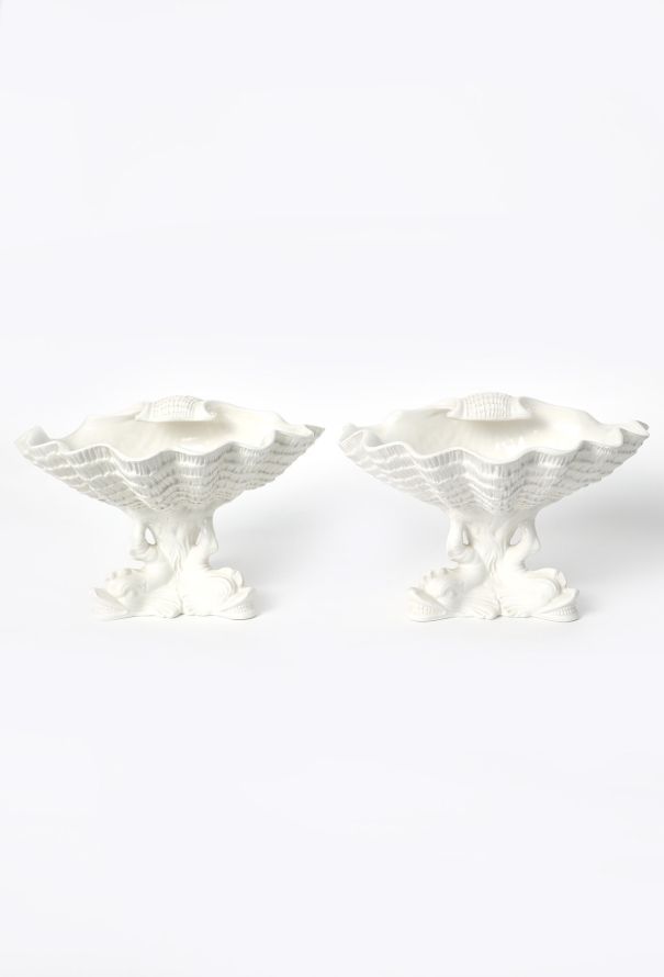 Vintage Objects & Decor 1970s Italian Ceramic Pedestal Set - 2