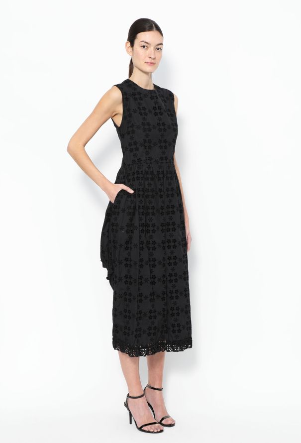 Modern Designers Simone Rocha Draped Eyelet Dress - 3