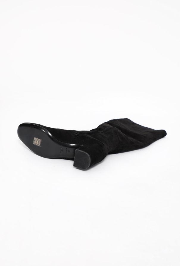 Saint Laurent 2021 Suede Babies Boots - 6
