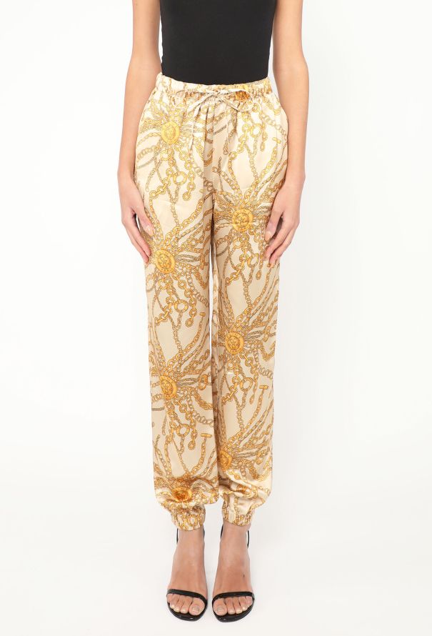 Céline S/S 2021 Satin Chainlink Joggers - 3