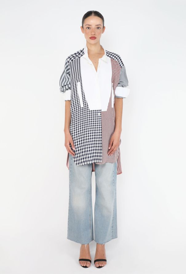 Loewe Gingham Patchwork Tunic - 3