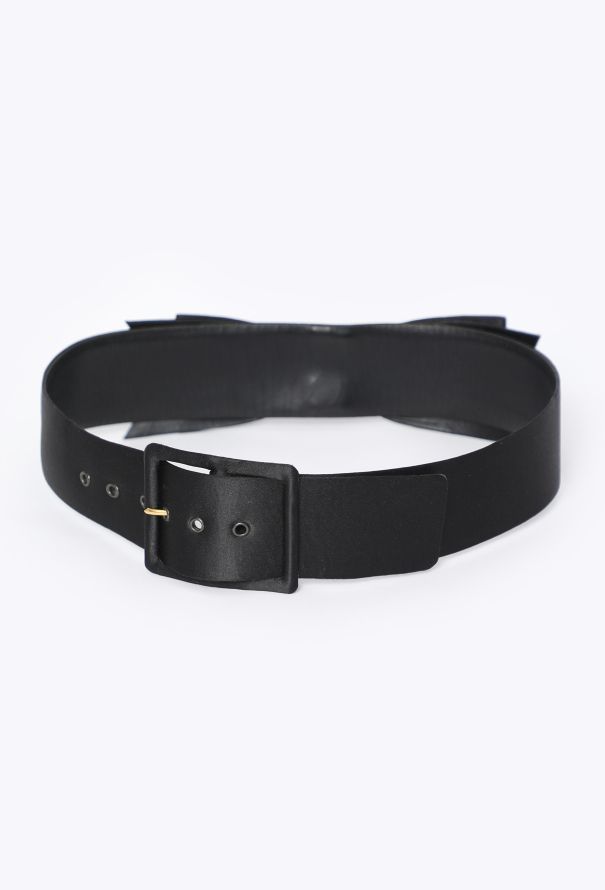 Chanel F/W 1995 Satin Bow Belt - 4