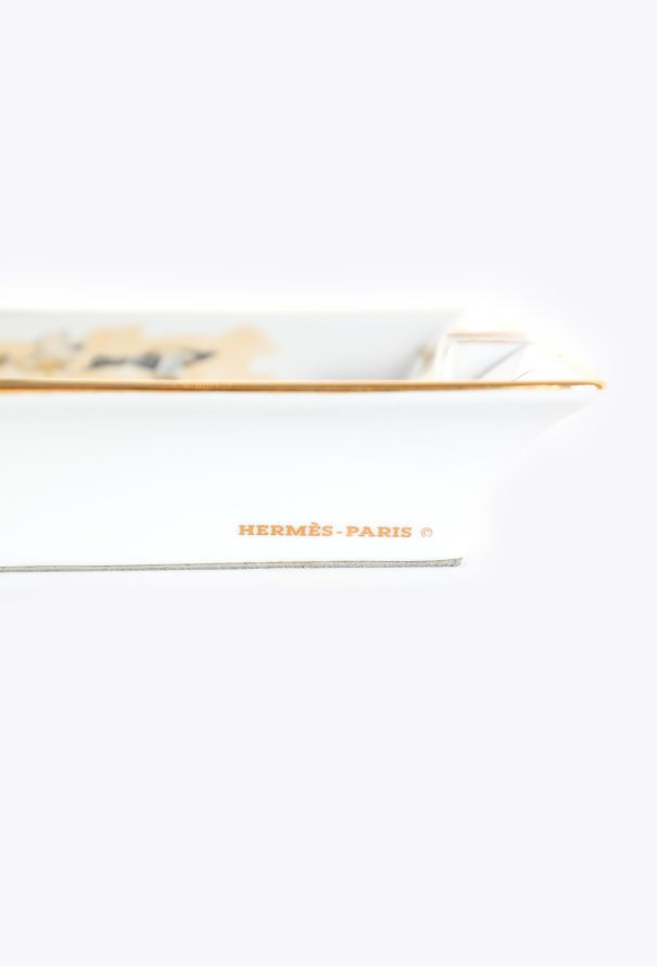 Hermès Porcelain Hunting Dog Ashtray, 1970s - 6
