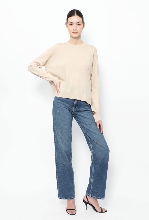Céline Slit Cuff Knit Top - 3