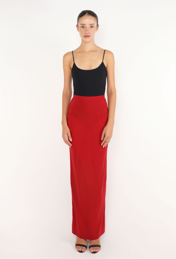 Dolce & Gabbana Column Maxi Skirt, 1990s - 2
