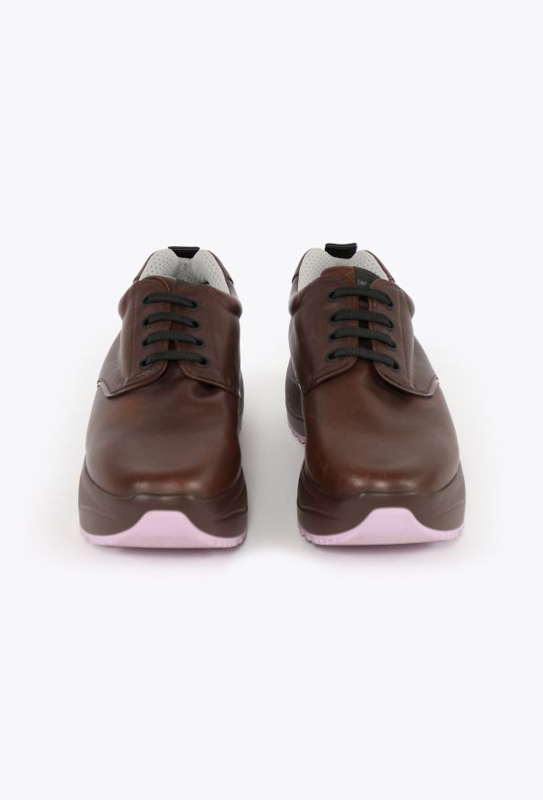 Céline S/S 2018 Brown Delivery Sneakers - 3