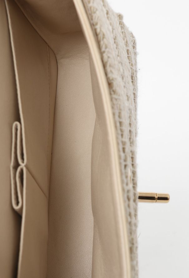 Chanel Medium Timeless Bag - Beige Tweed - 13