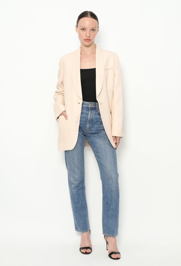 Louis Vuitton Tailored Silk Shawl Blazer - 4