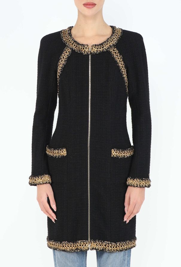 Chanel Pre-Fall 2010 Paris-Shanghai Tweed Braided Dress - 4
