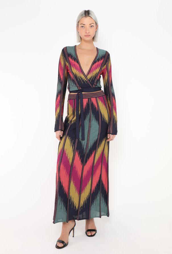 Missoni Iridescent Ikat Skirt Ensemble - 2