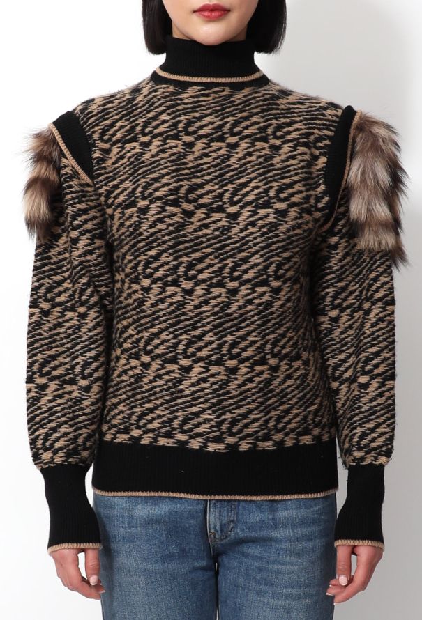 Balenciaga Collector F/W 2000 Cashmere Fur Sweater - 3