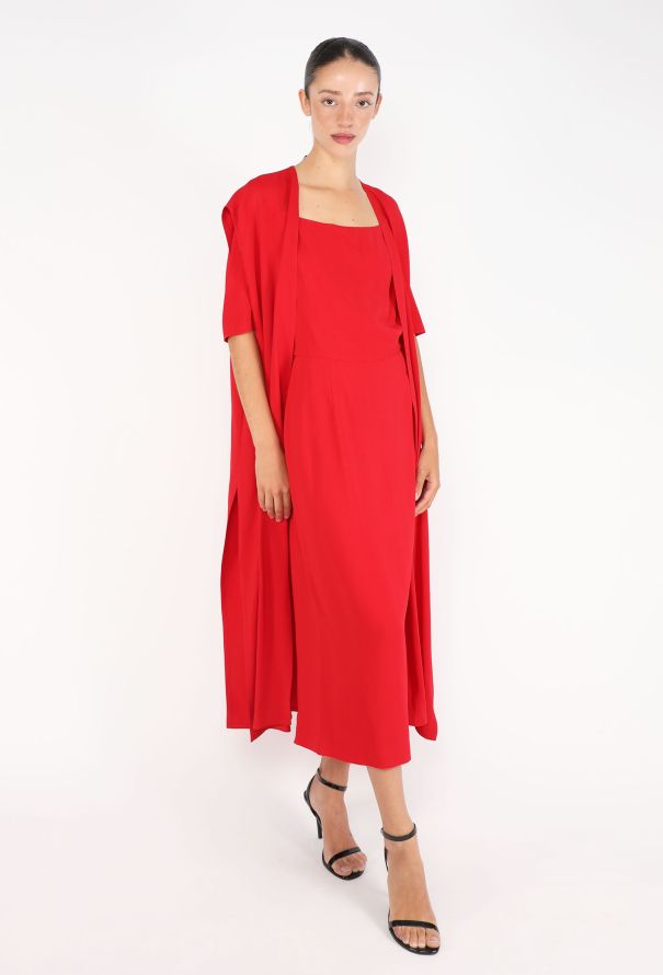 Valentino Crêpe Empire Dress Ensemble - 1