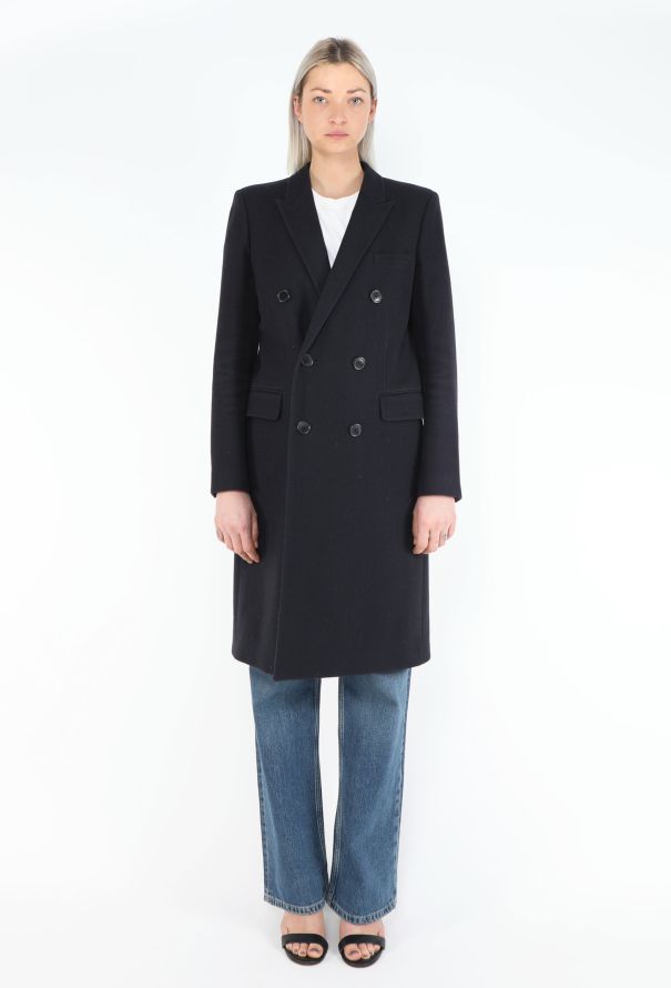 Saint Laurent S/S 2013 Double-Breasted Coat - 1
