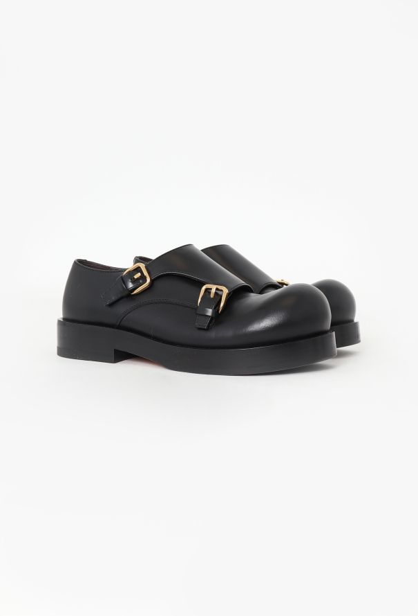 Bottega Veneta S/S 2024 Helium Monk Derbies - 3