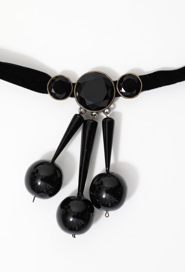 Marni Marni Velvet Ball Pendant Necklace - 3