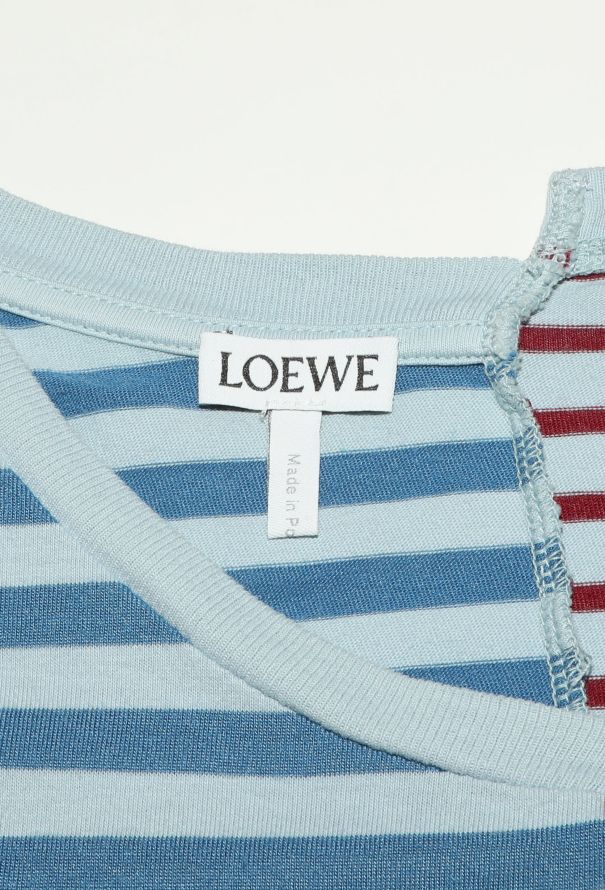Loewe S/S 2019 Striped Asymmetrical Dress - 6