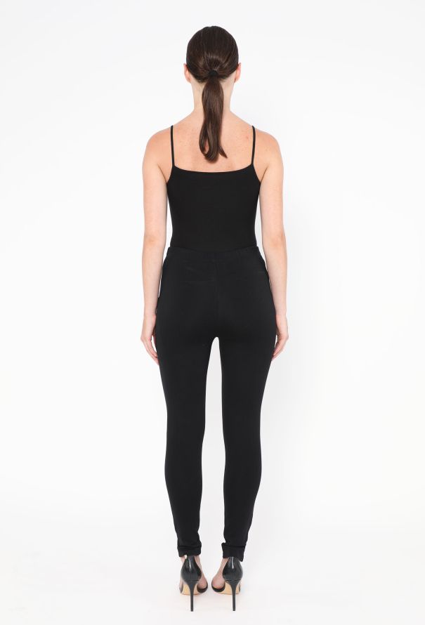 Balenciaga 2017 Cropped Zip Leggings - 4