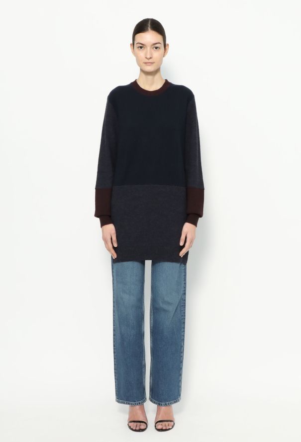 Céline Colorblock Wool Sweater - 2